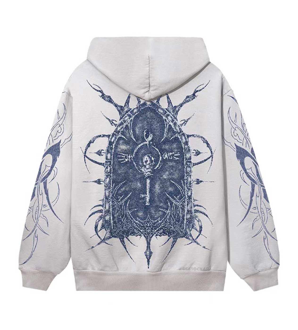 Revenge Shibuya Hoodie Cement - Image 2
