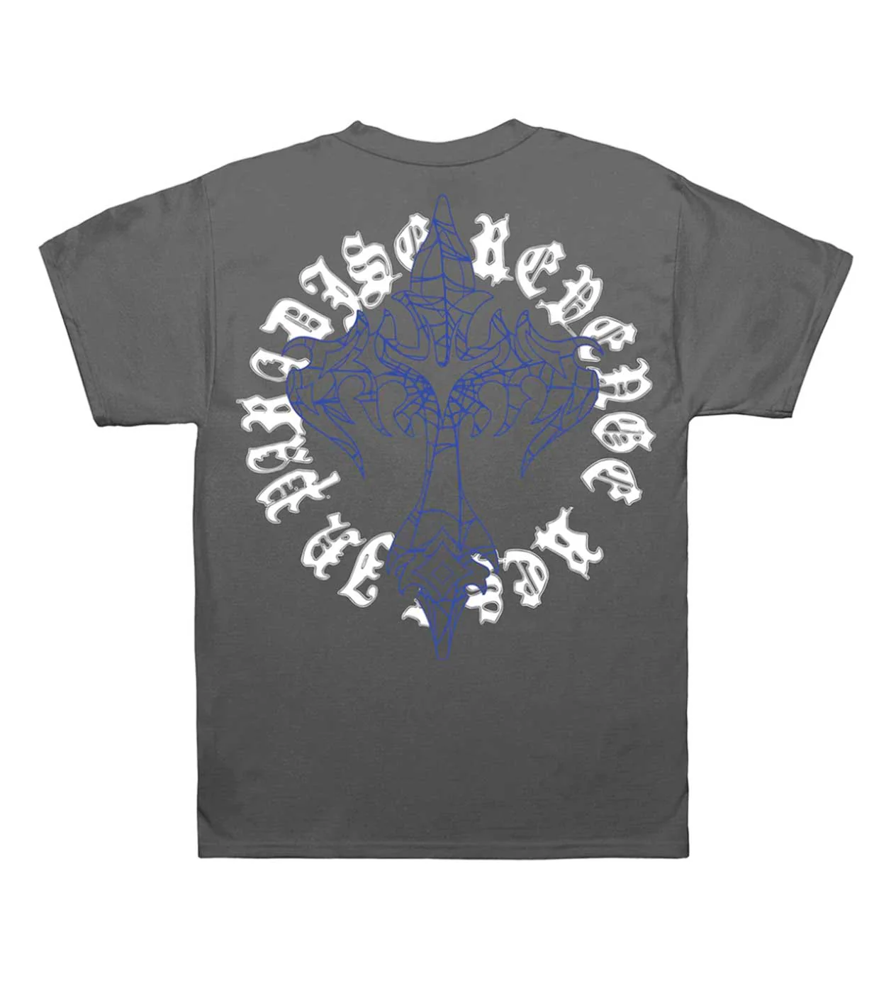 Revenge Web Cross Tee Vintage Black - Image 2