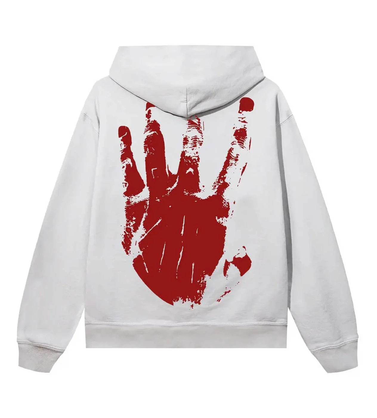 Revenge Xxxtentacion Kill Outline Hoodie Cement/Red - Image 2