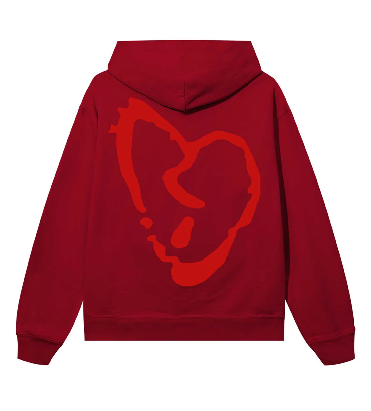 Revenge Xxxtentacion Lightning Hearbreak Hoodie Red/Red - Image 2