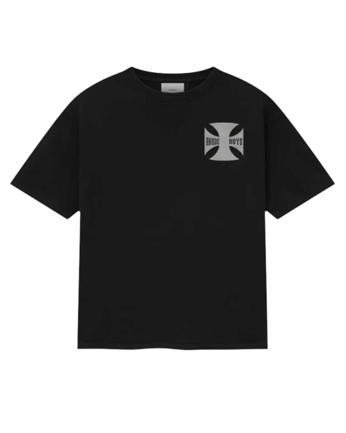 Rhude Boys Tee Black - Image 2