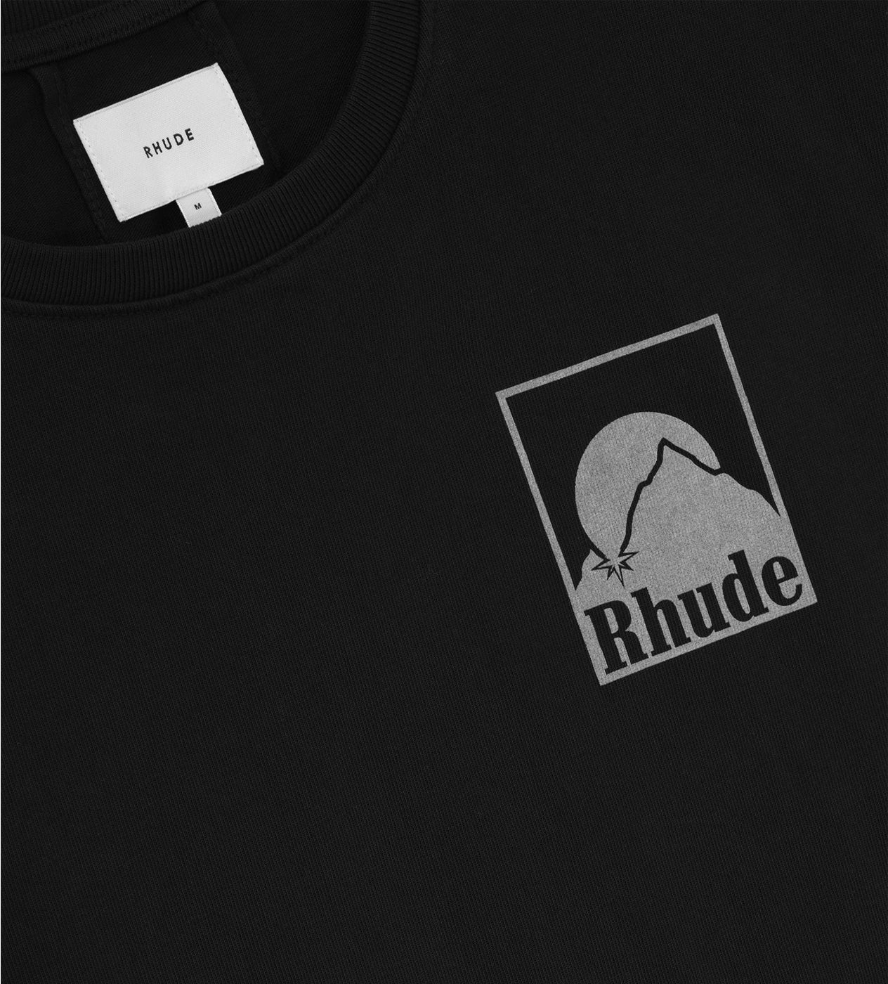 Rhude Moonlight Badge Tee Black - Image 3