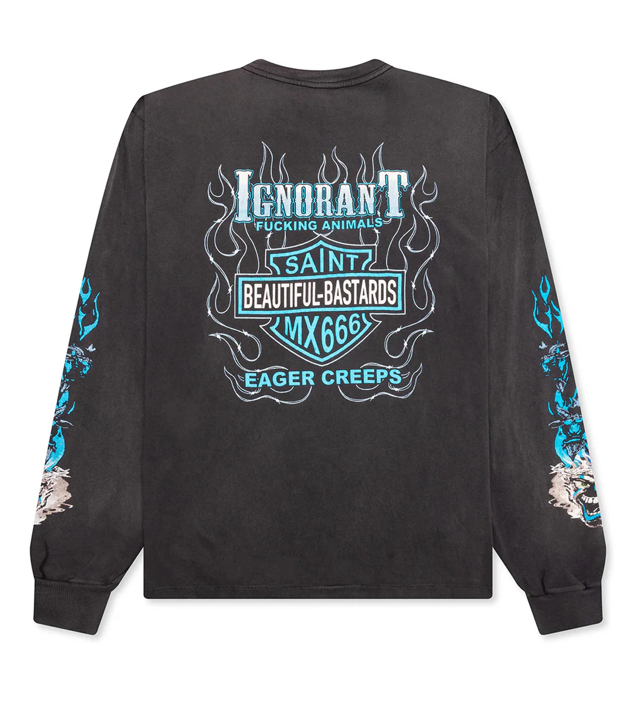 Saint Michael Beautiful L/S Tee Black - Image 2