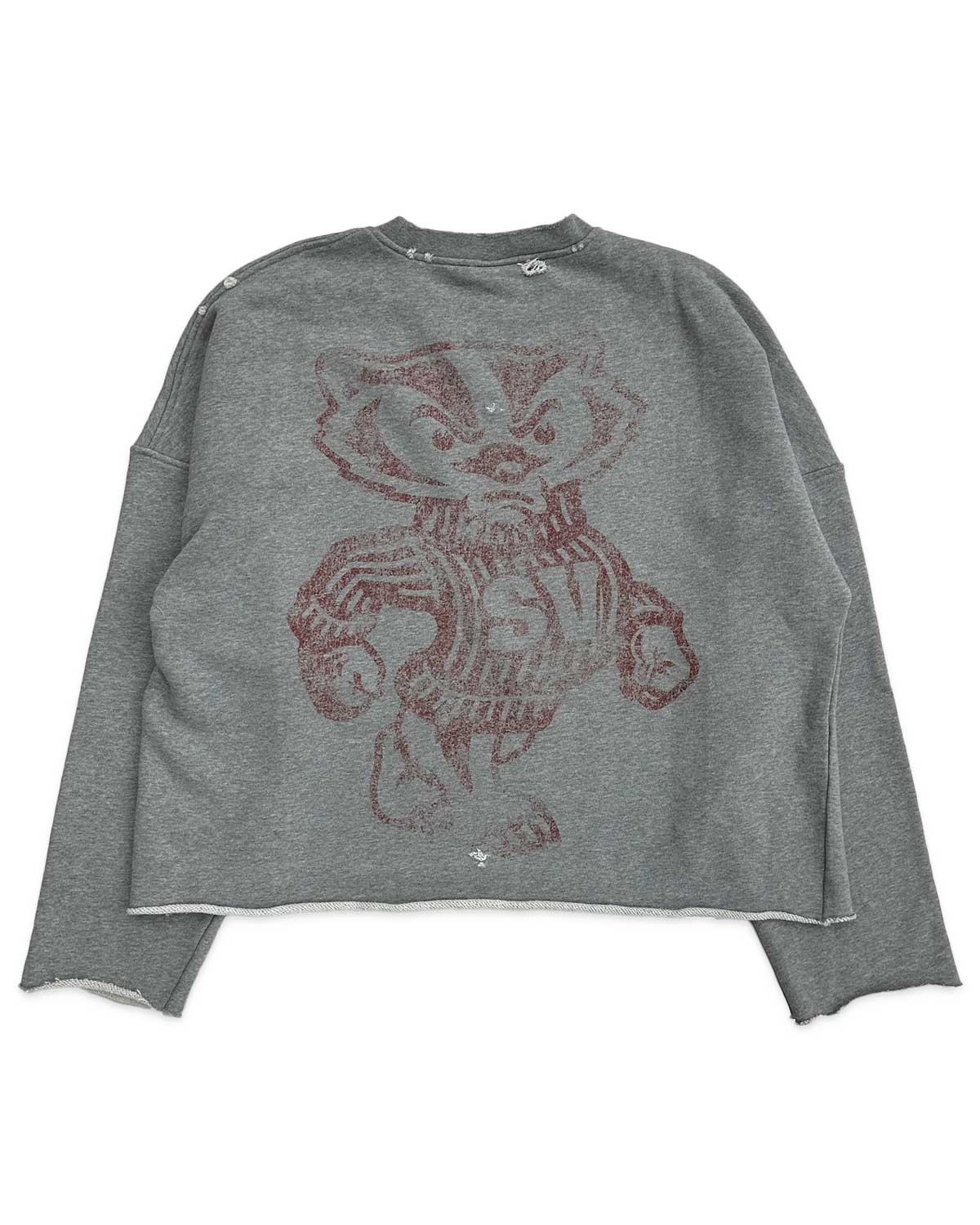 Saint Vanity Badgers Crewneck Grey - Image 2