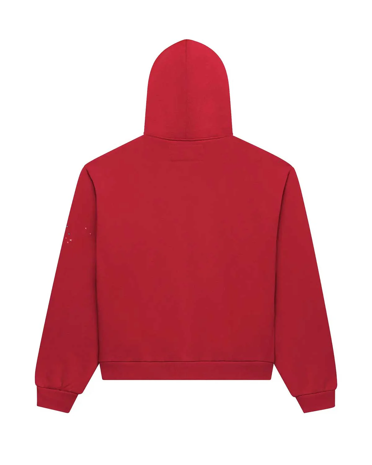 Sp5der Angel Number Zip Up Hoodie Merlot - Image 2