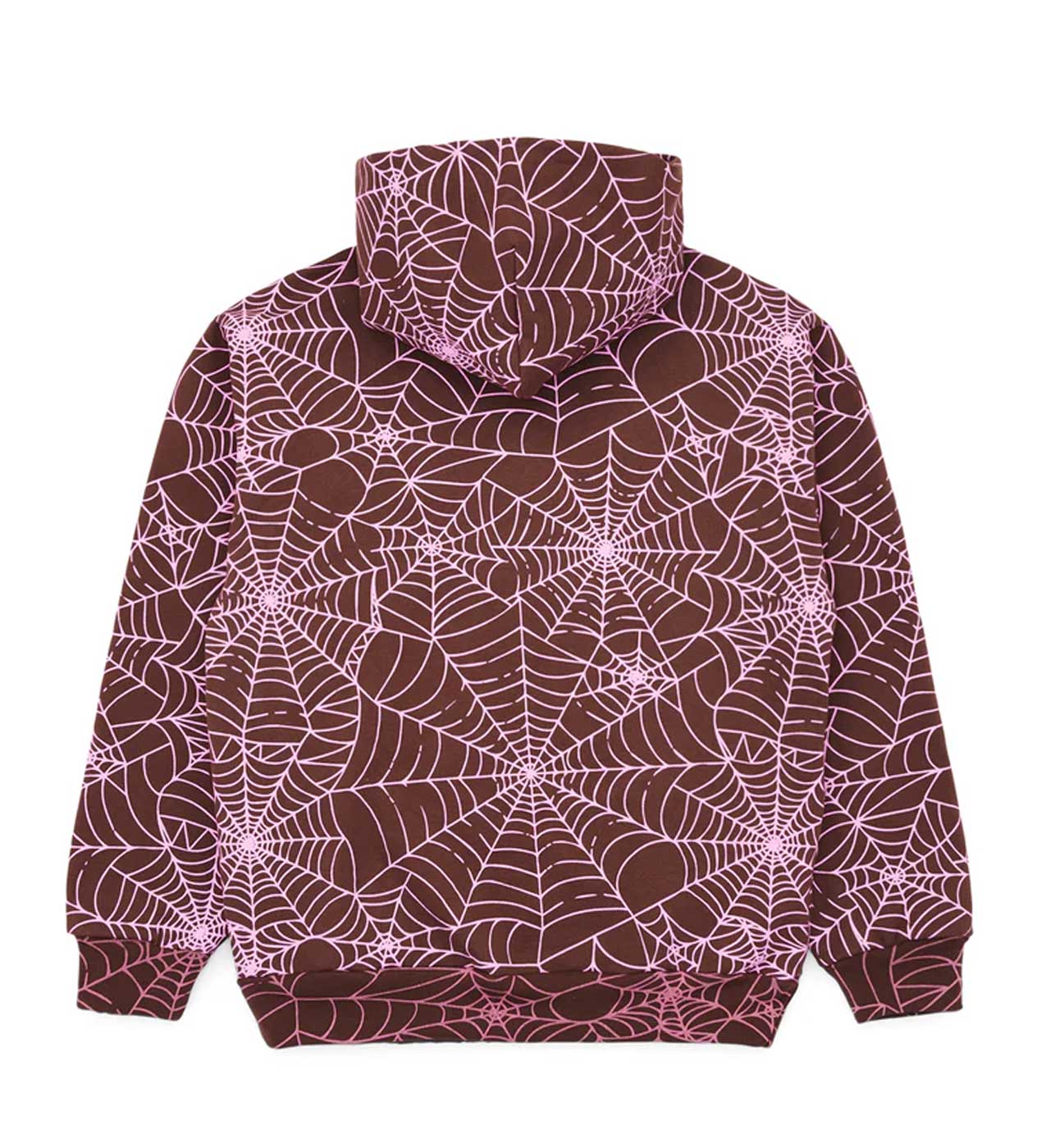 Sp5der AOP Hoodie Brown/Pink - Image 2