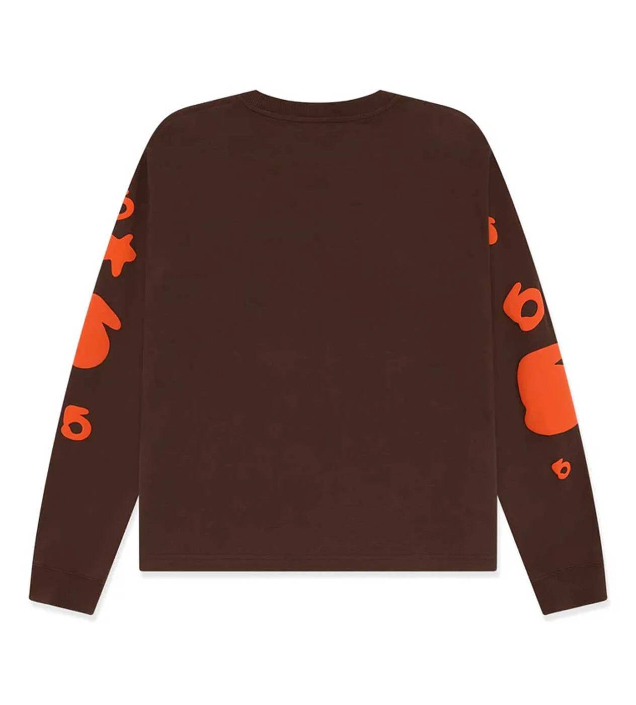 Sp5der Beluga L/S Tee Brown/Orange - Image 2