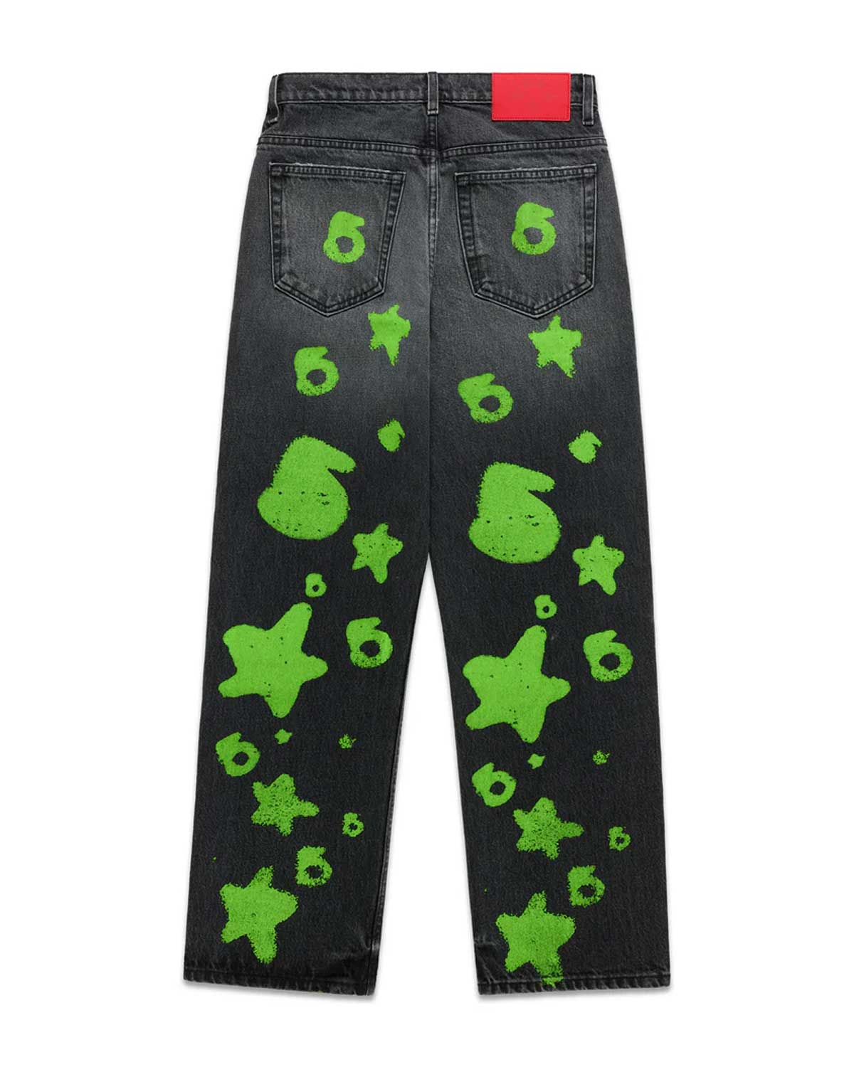 Sp5der Beluga Stamped Denim Black/Green - Image 2