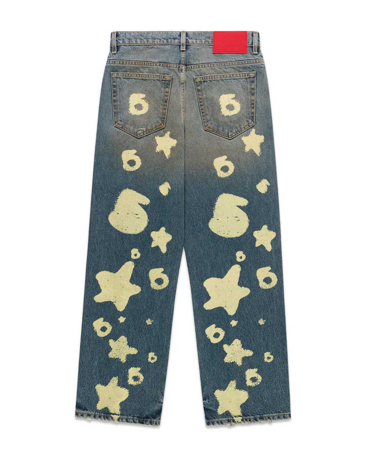 Sp5der Beluga Stamped Denim Indigo - Image 2