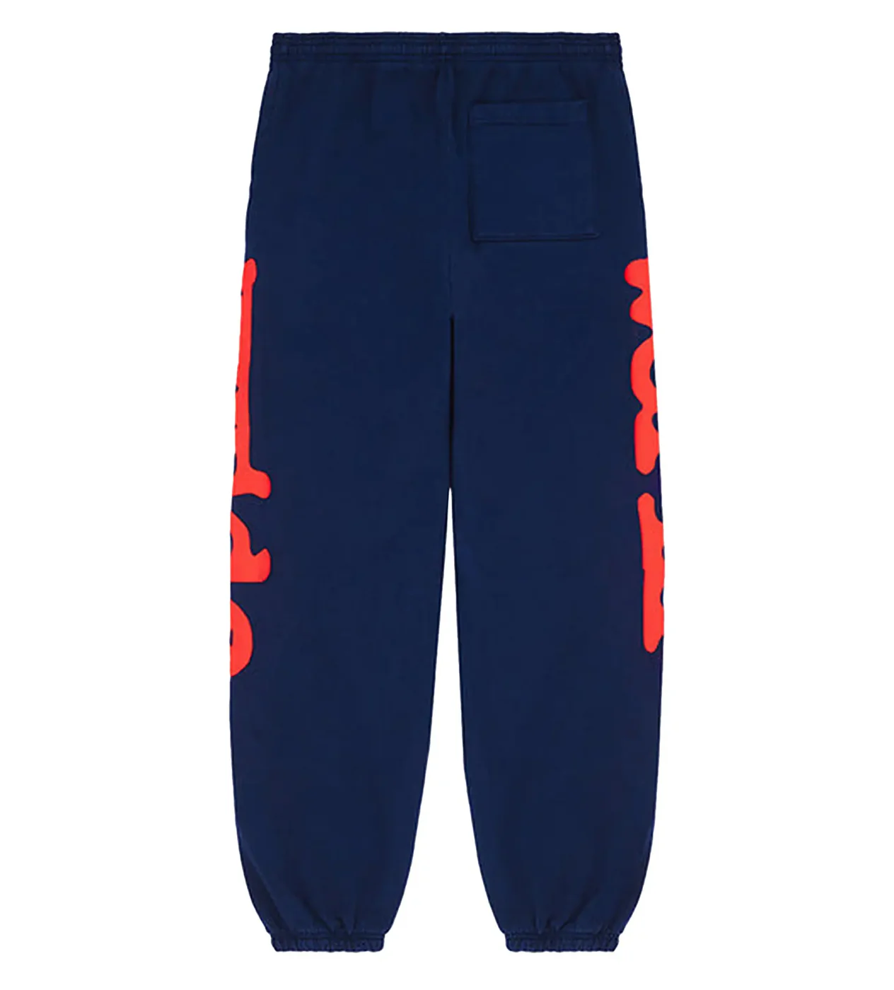 Sp5der Beluga Sweatpants Navy/Red - Image 2