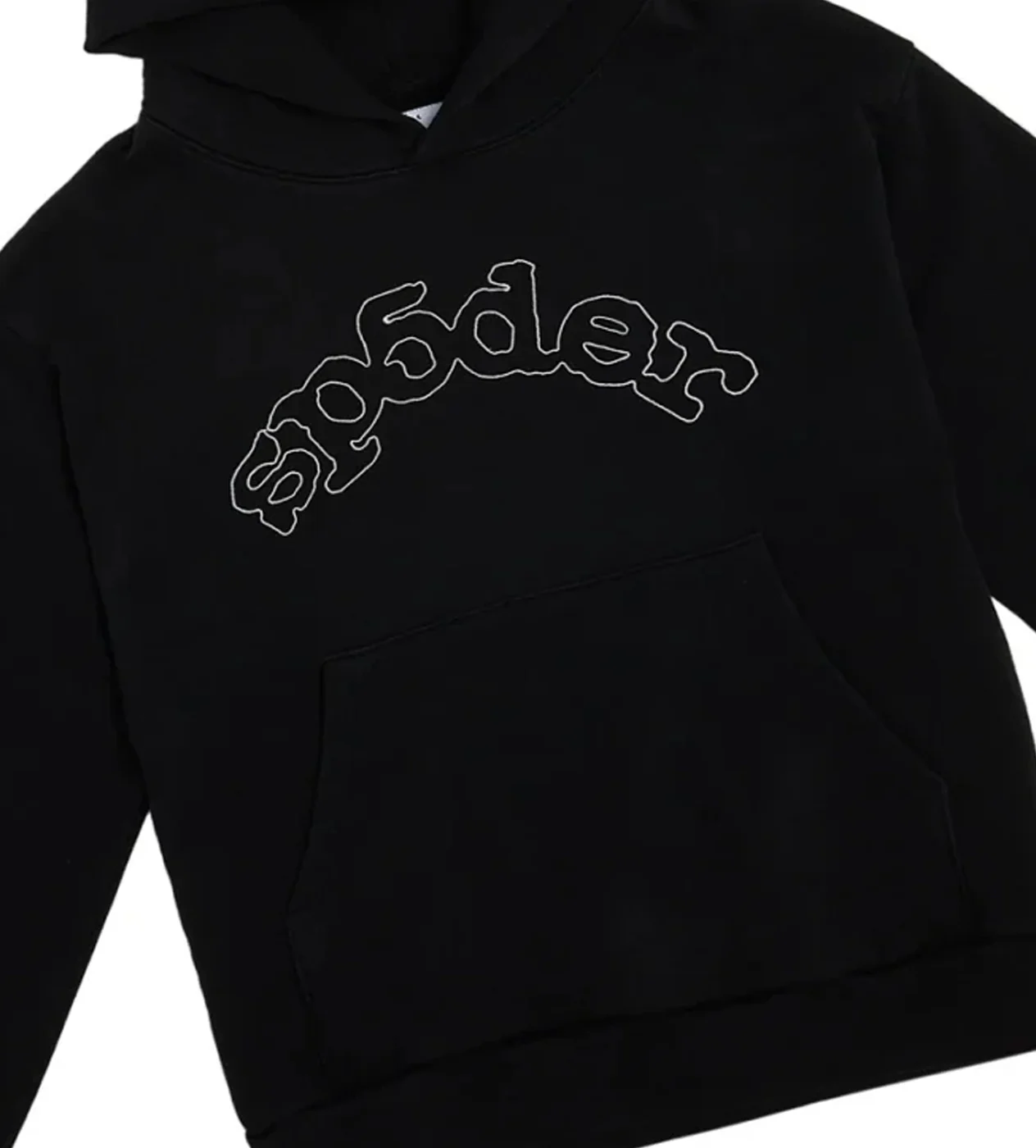 Sp5der OG Logo Hoodie Black - Image 3