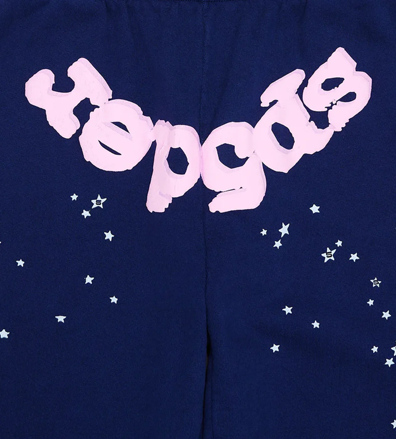 Sp5der OG Web Sweatpants Navy/Pink - Image 3