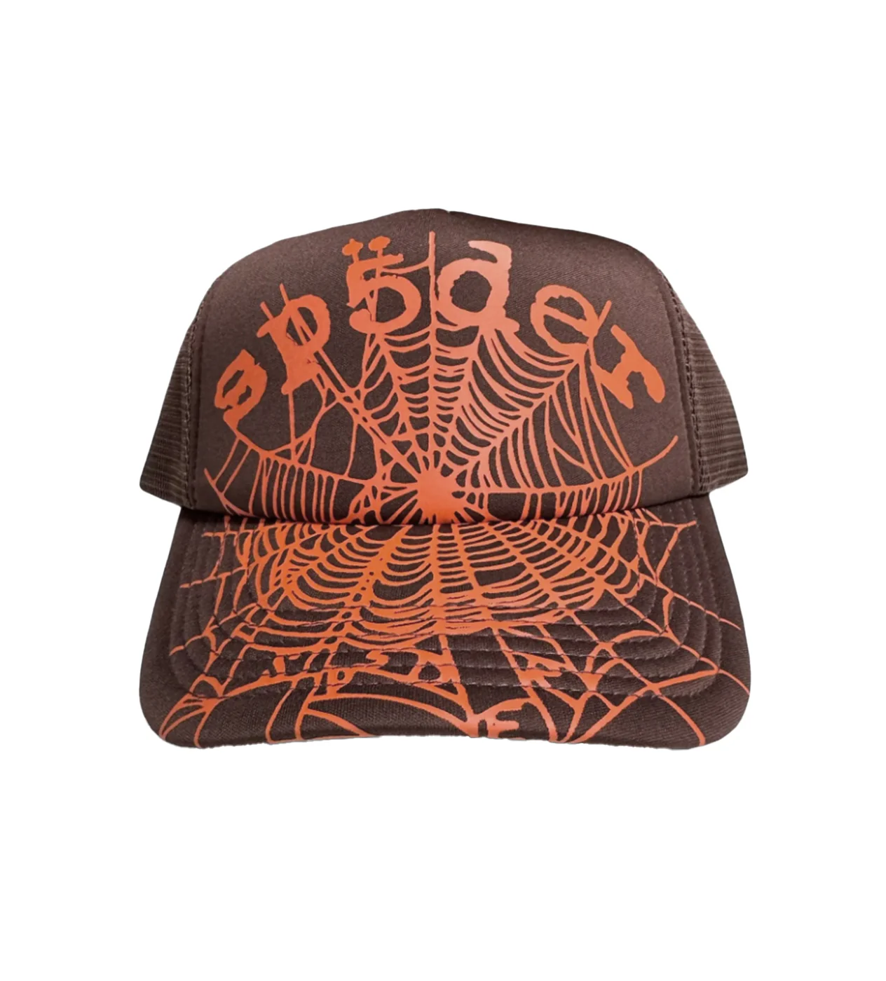 Sp5der OG Web v2 Trucker Hat Brown (Complexcon Exclusive) - Image 2