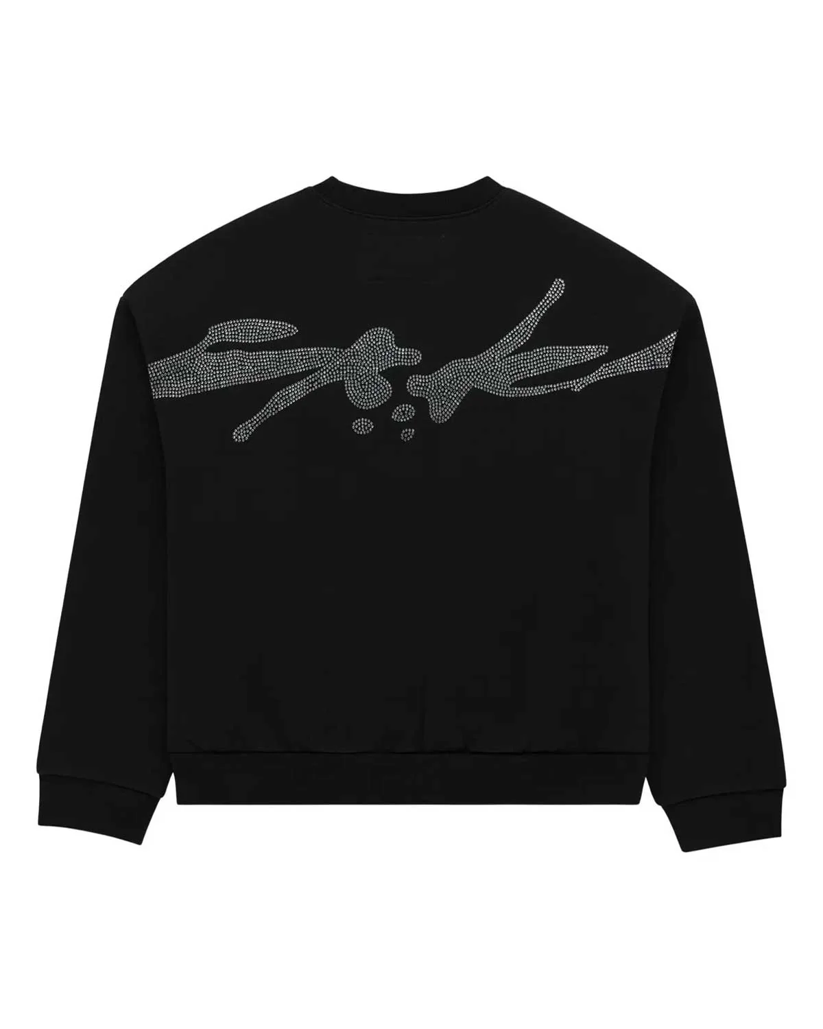 Sp5der Rhinestone TM Crewneck Black - Image 2