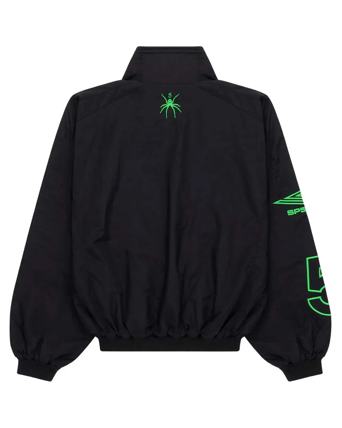 Sp5der Script Warm Up Jacket Black - Image 2