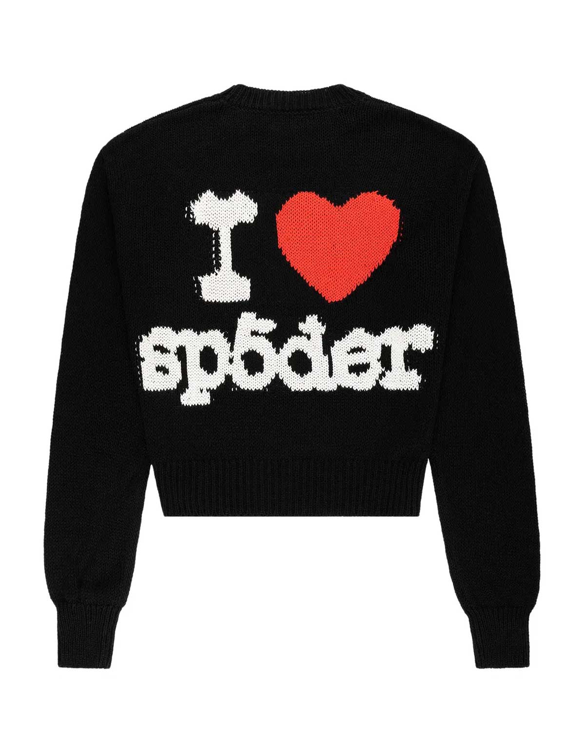 Sp5der Souvenir Sweater Black - Image 2