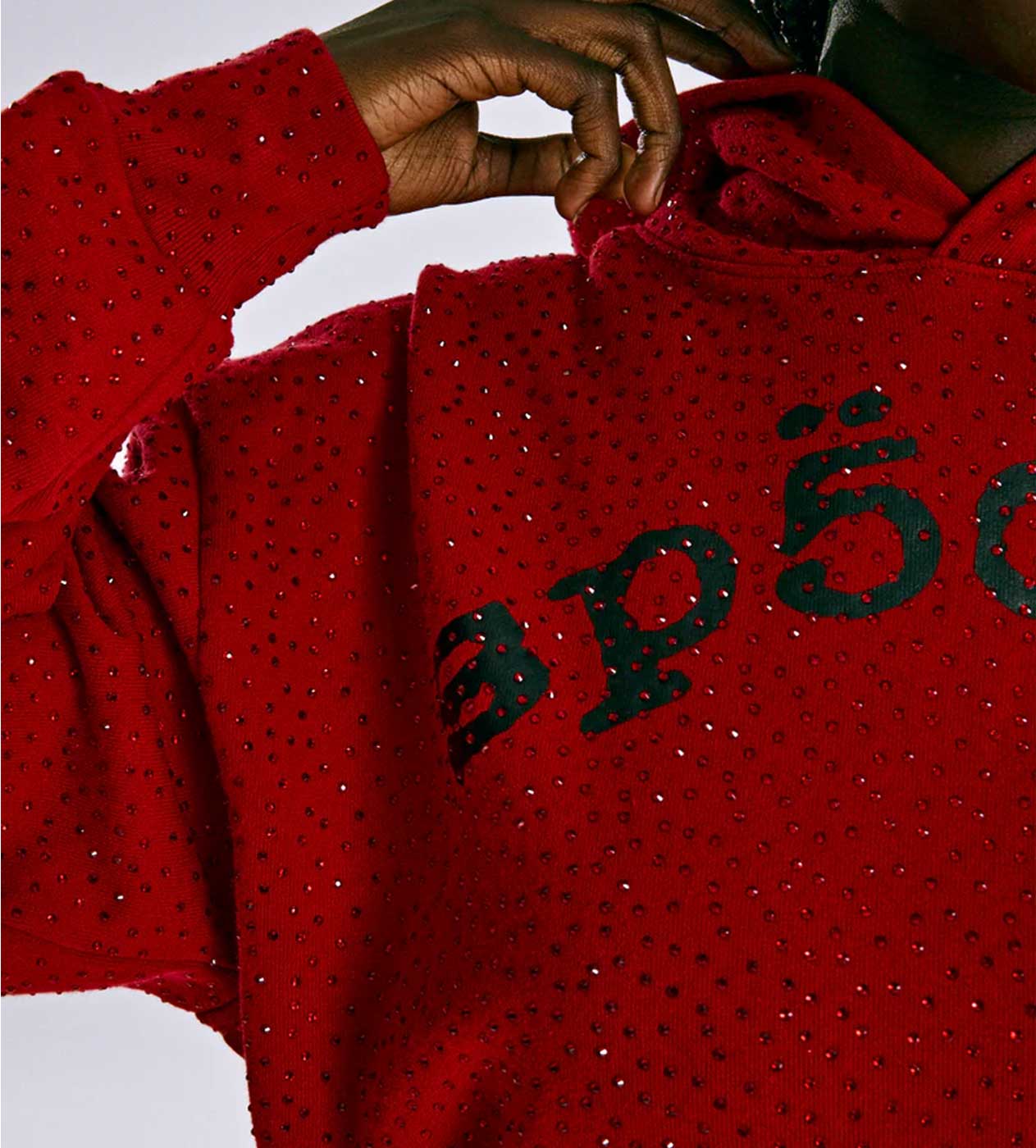 Sp5der VVS Webstone Hoodie Red - Image 5