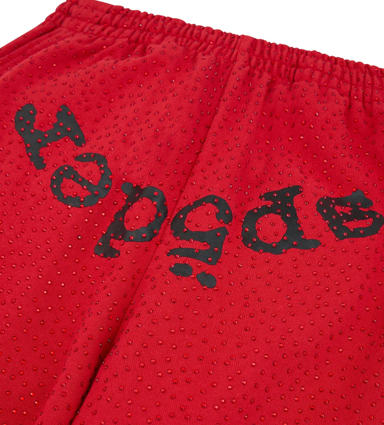 Sp5der VVS Webstone Sweatpants Red - Image 3