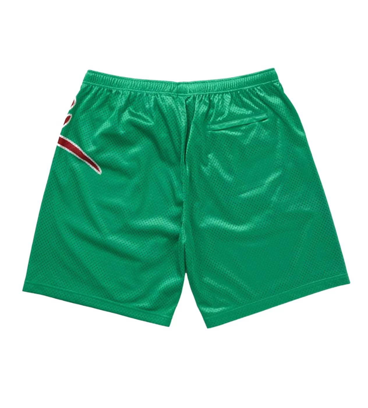 Supreme Big Script Mesh Shorts Green - Image 2