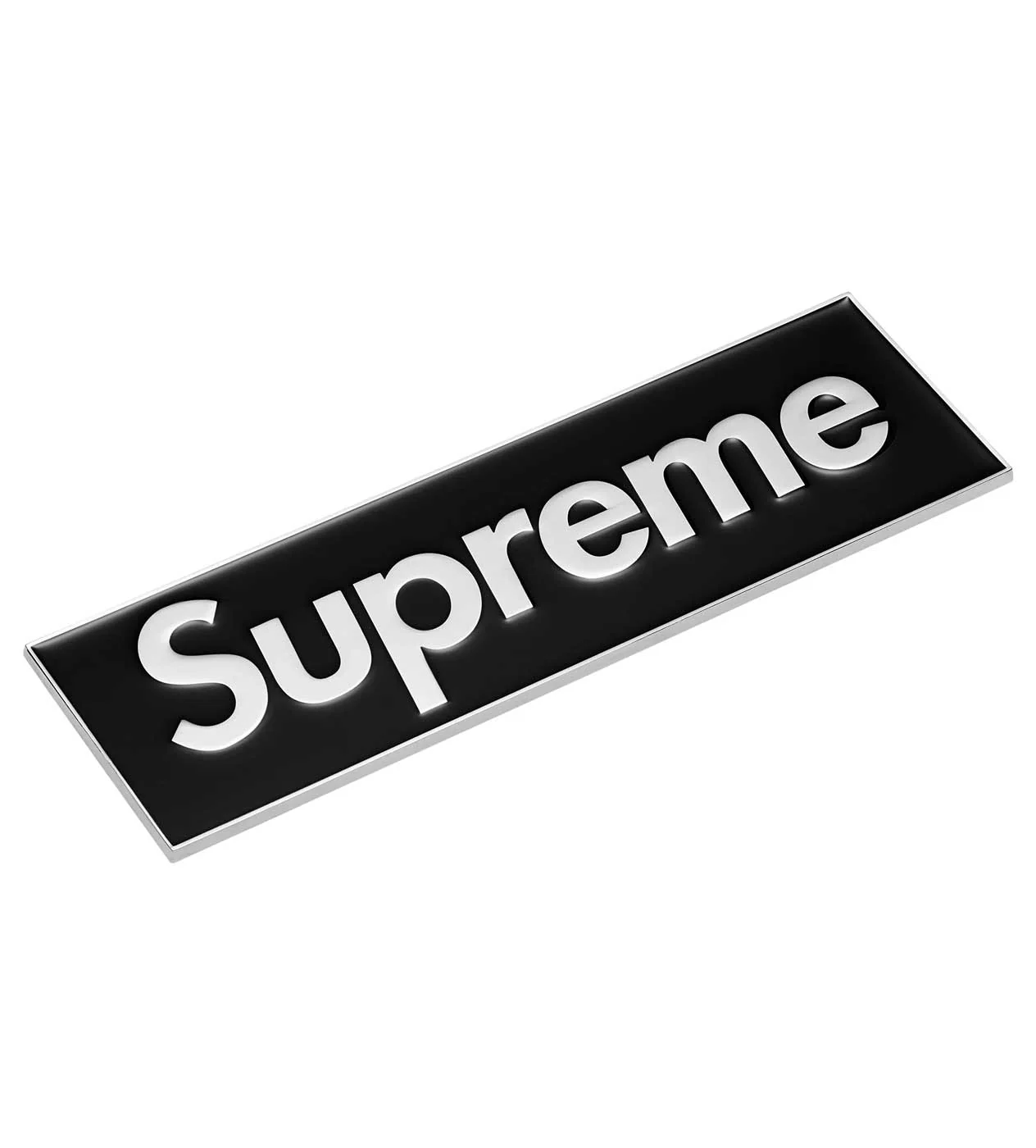 Supreme Box Logo Car Emblem Black - Image 2