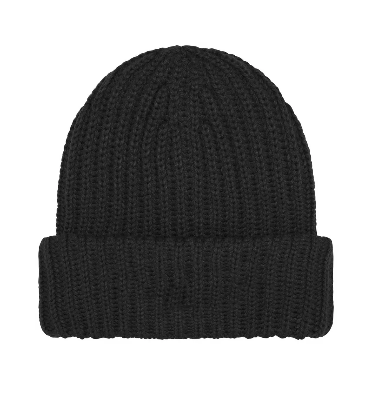 Supreme Chunky Rib Classic Logo Beanie Black - Image 2