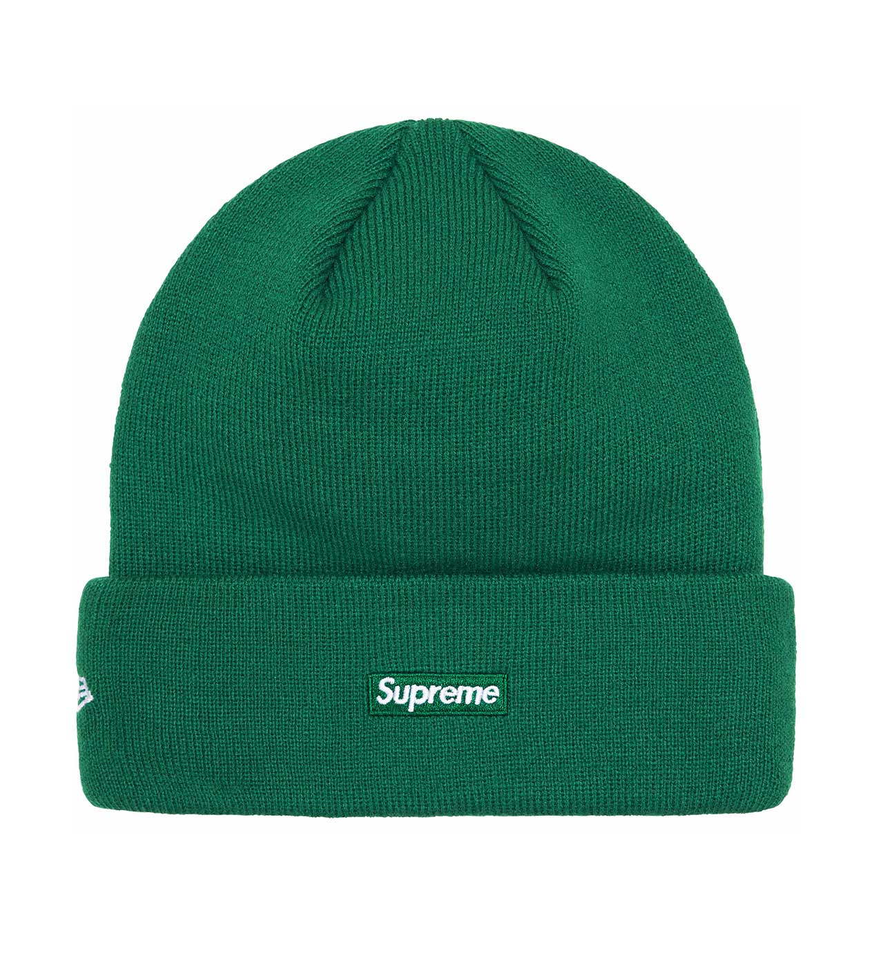 Supreme New Era Script Beanie Green - Image 2