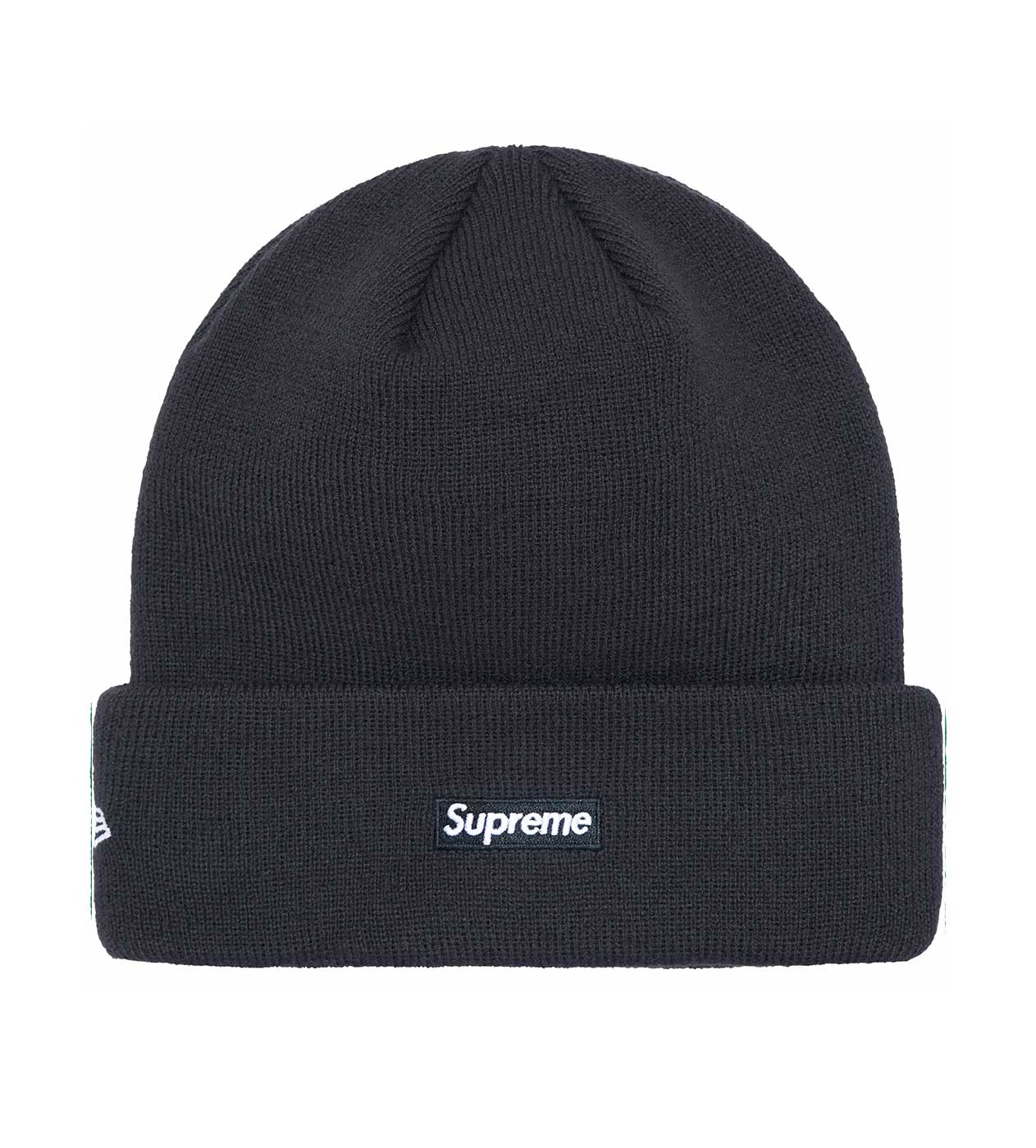 Supreme New Era Script Beanie Navy - Image 2