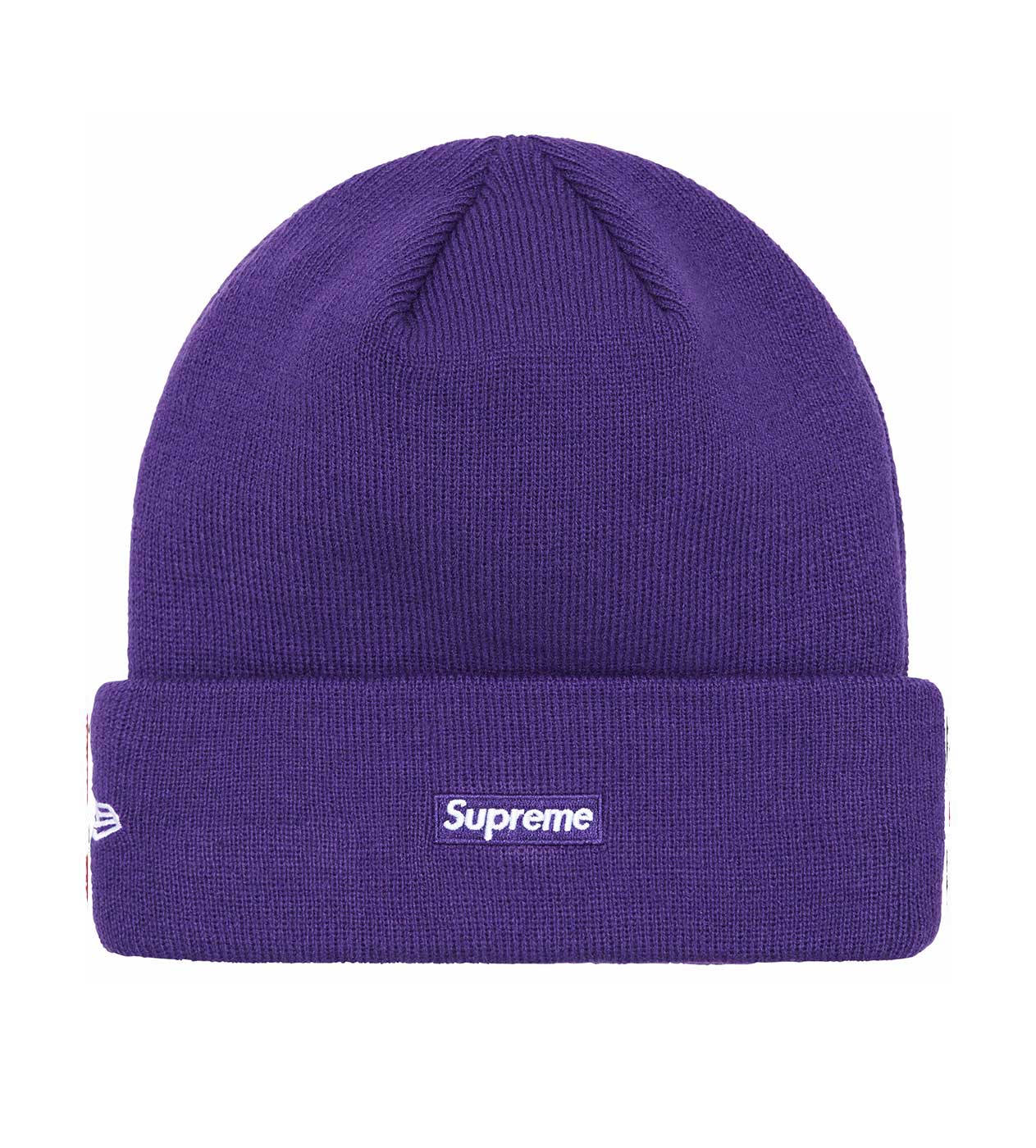 Supreme New Era Script Beanie Purple - Image 2