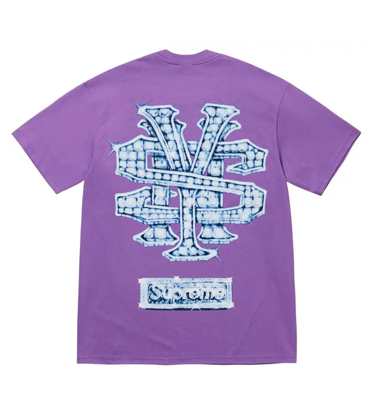 Supreme Snowman Tee Purple - Image 2