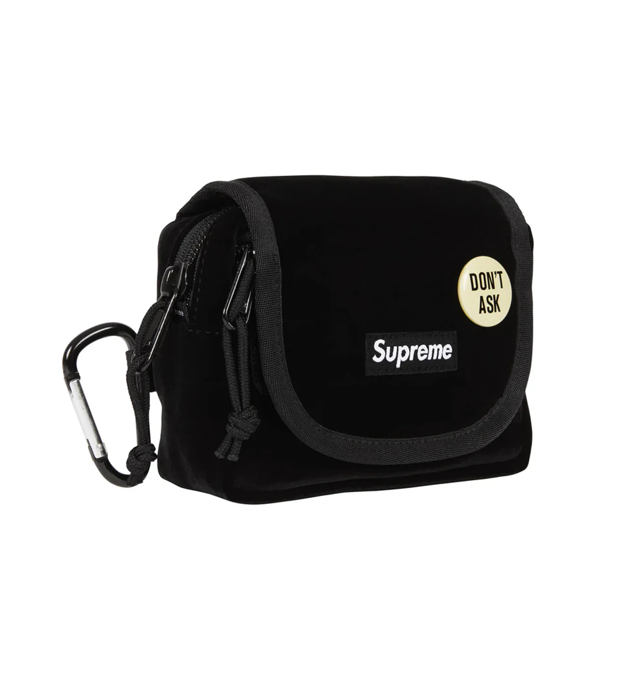 Supreme Velvet Mini Pouch Black - Image 2
