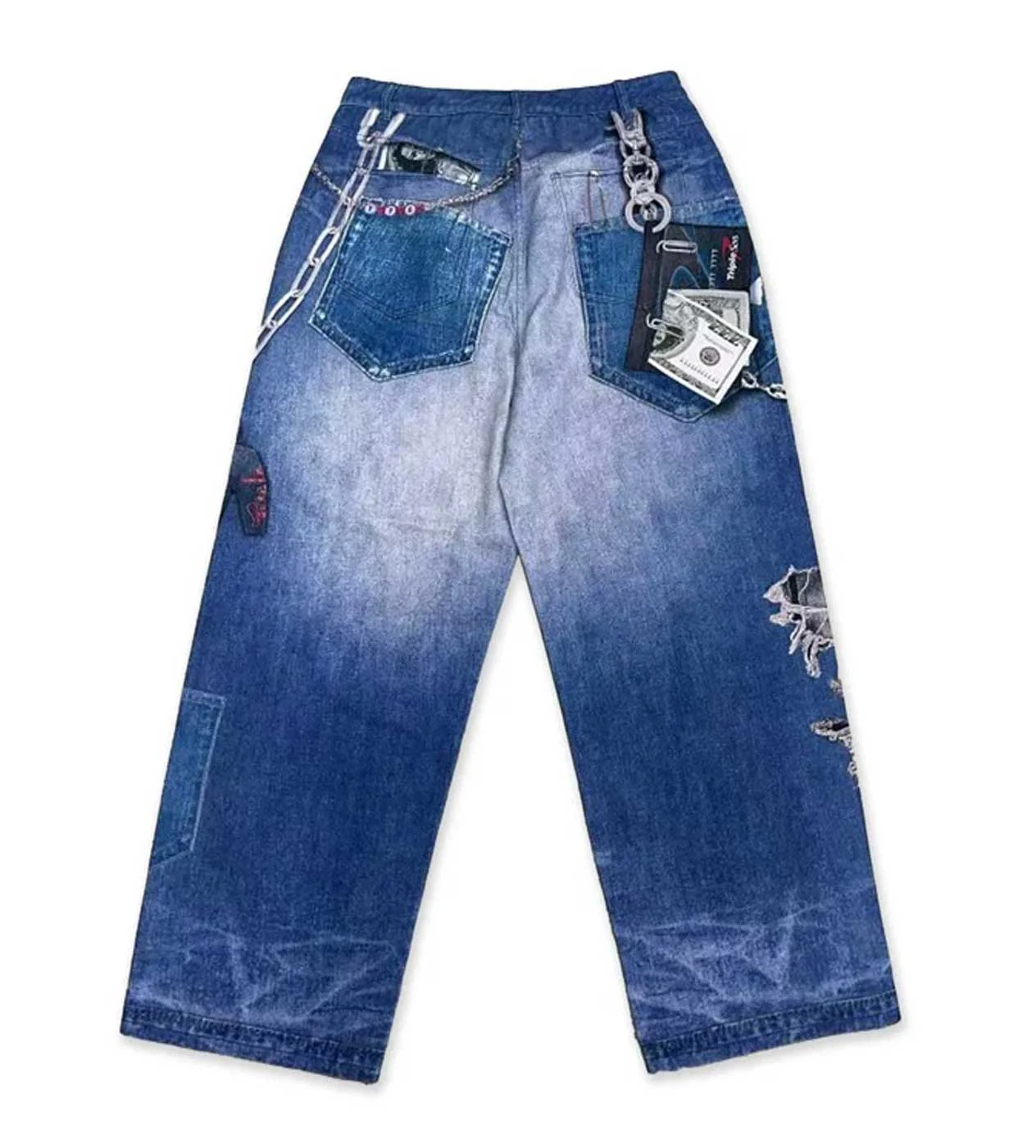 Triple Sevens 2D Denim Blue - Image 2