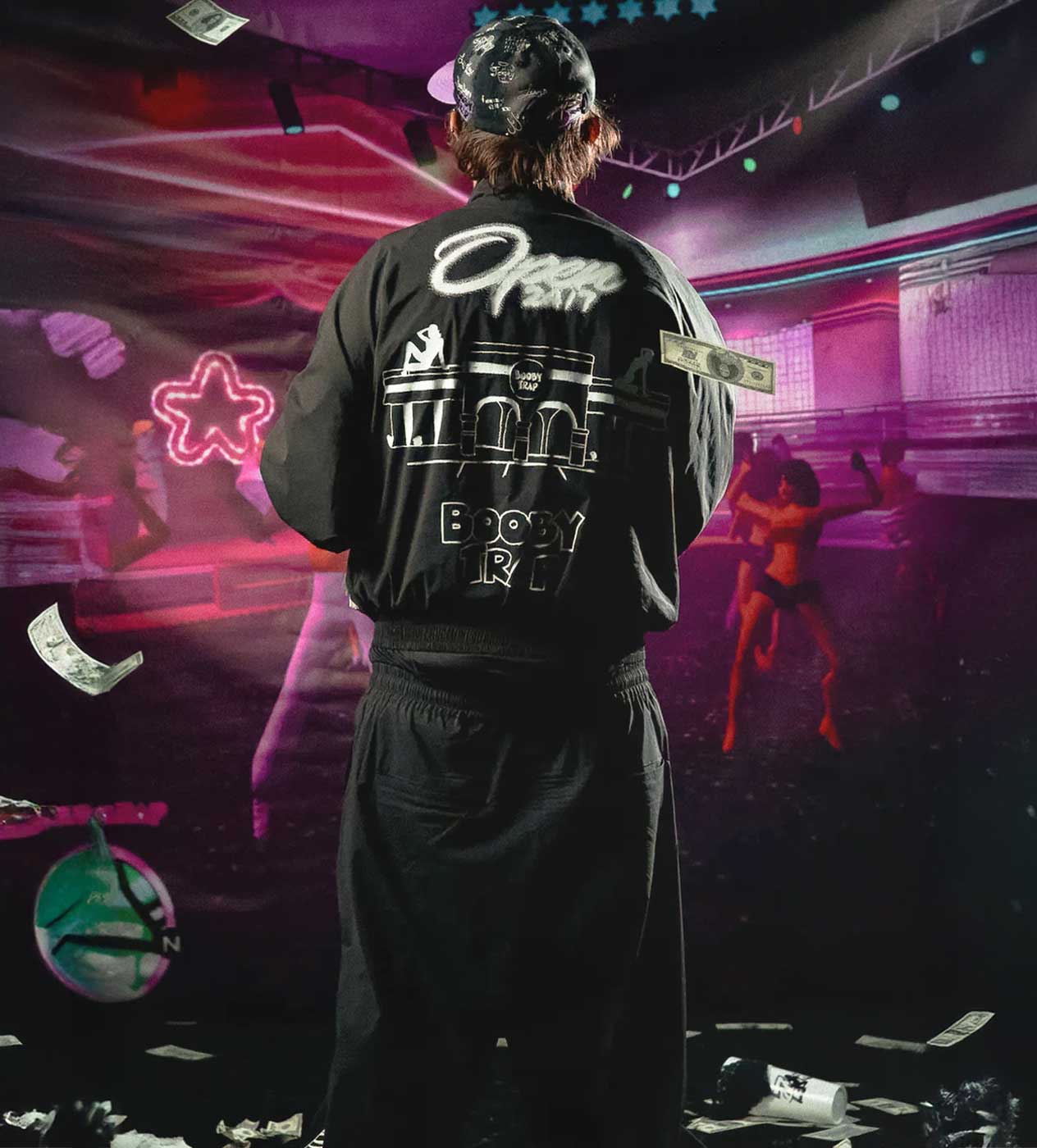 Triple Sevens Trap Nylon Jacket Black - Image 4