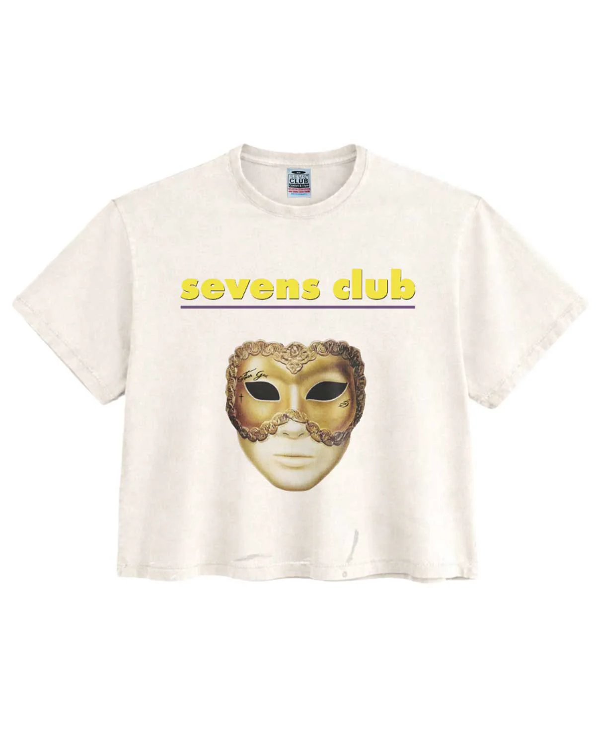 Triple Sevens Mask Tee White