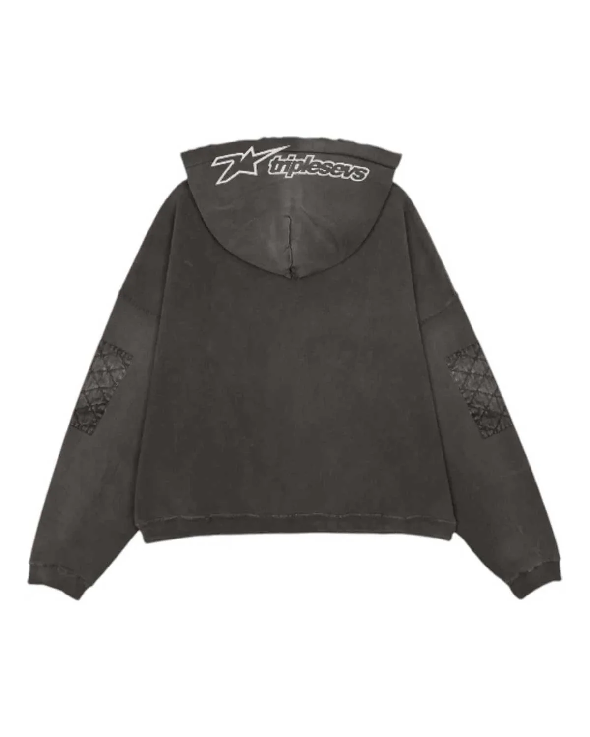 Triple Sevens Moto Hoodie Black - Image 4
