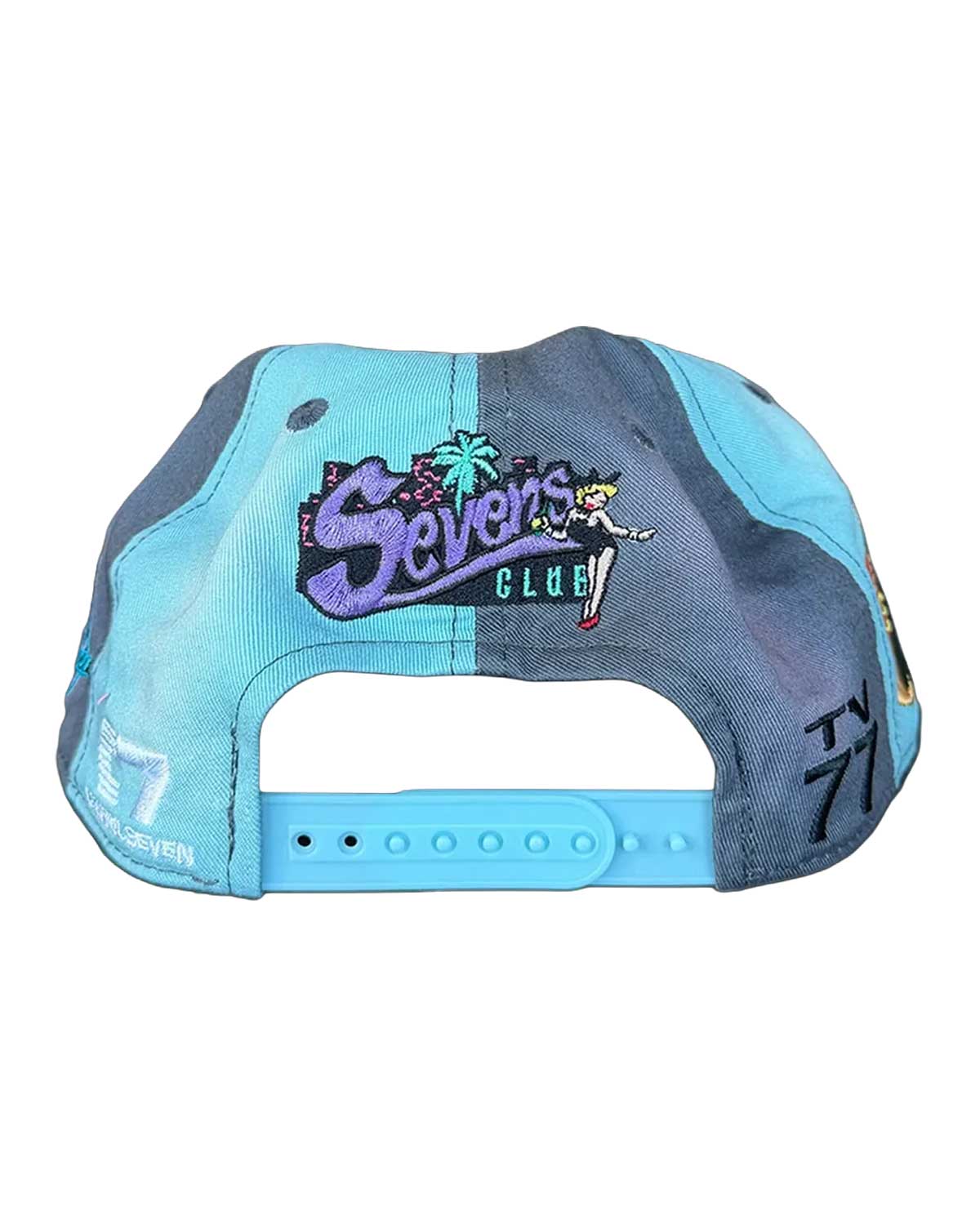 Triple Sevens Night Owl Cap Vice Pink/Blue - Image 3