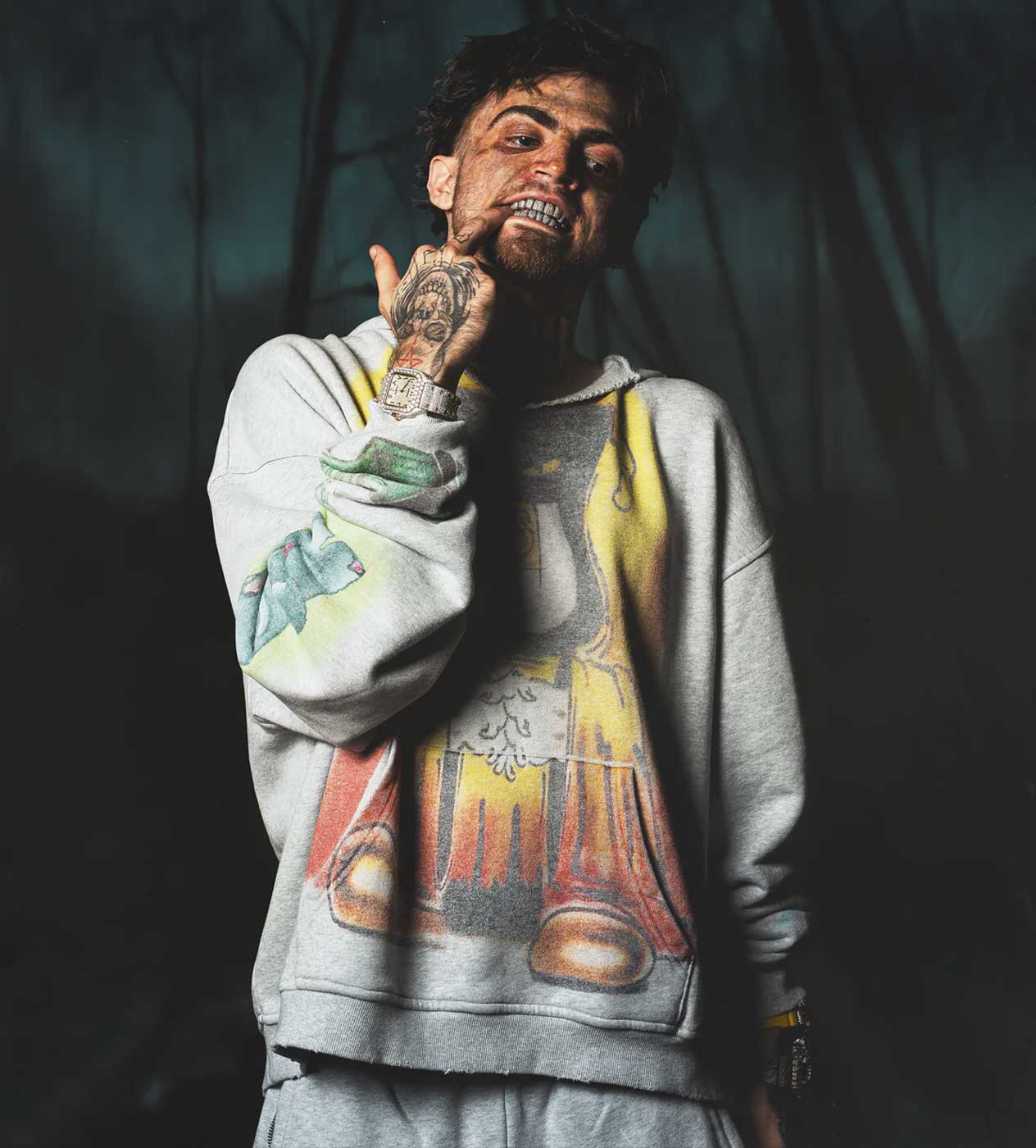 Triple Sevens Vices Hoodie Grey - Image 3