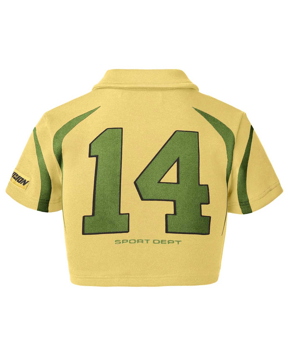 Vale Forever 007 Women's Brazil Rugby Tee Yellow - Image 2