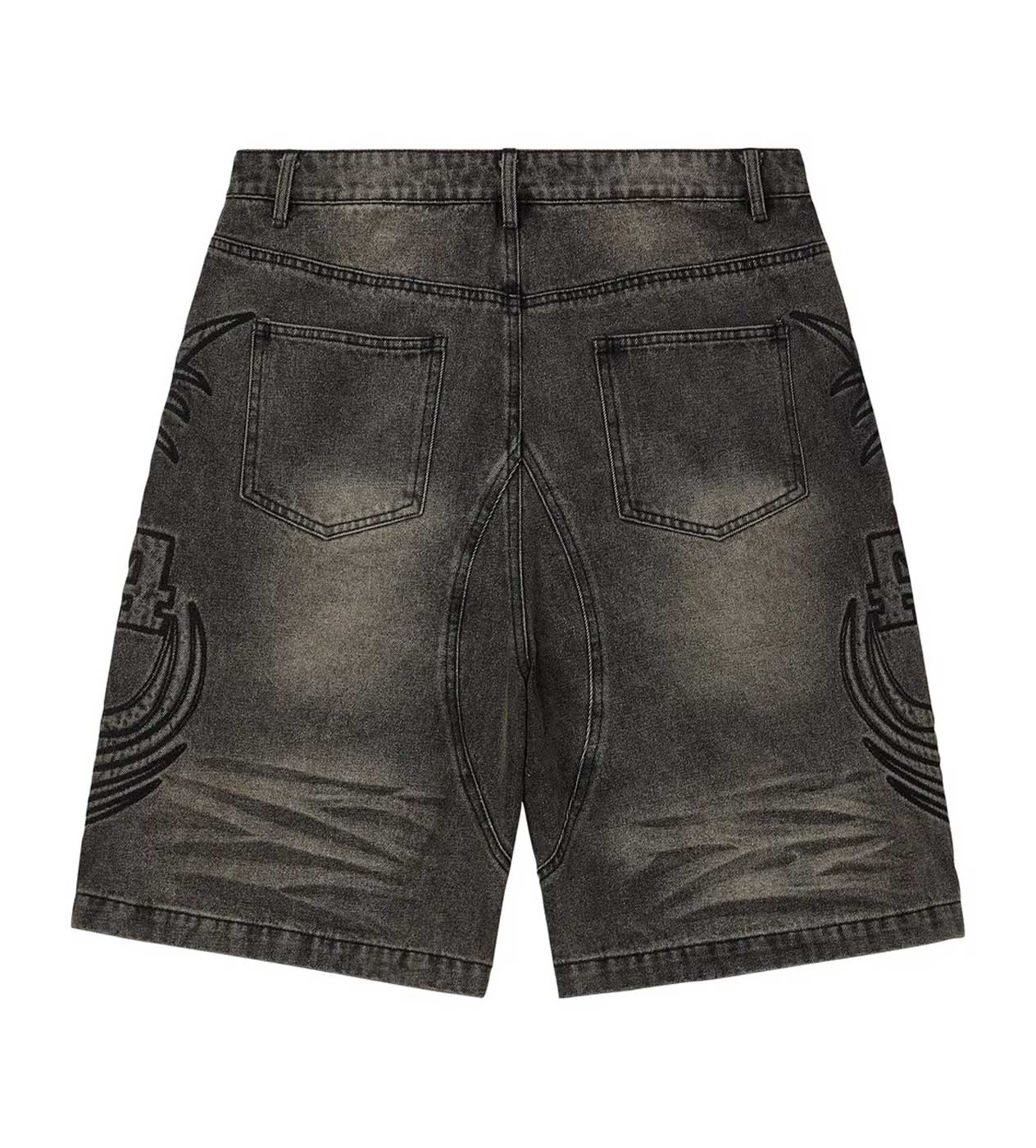 Vale Forever Armor Jorts Black - Image 2