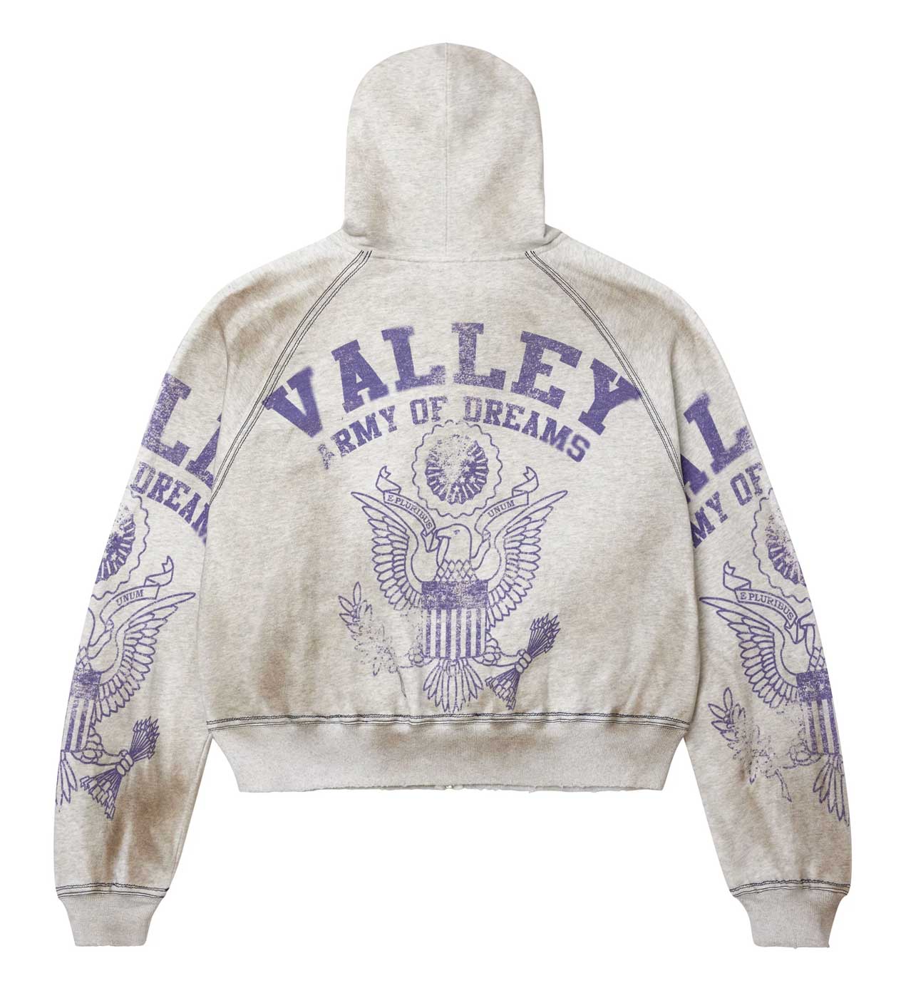 Vale Forever Army Zip Up Grey - Image 2