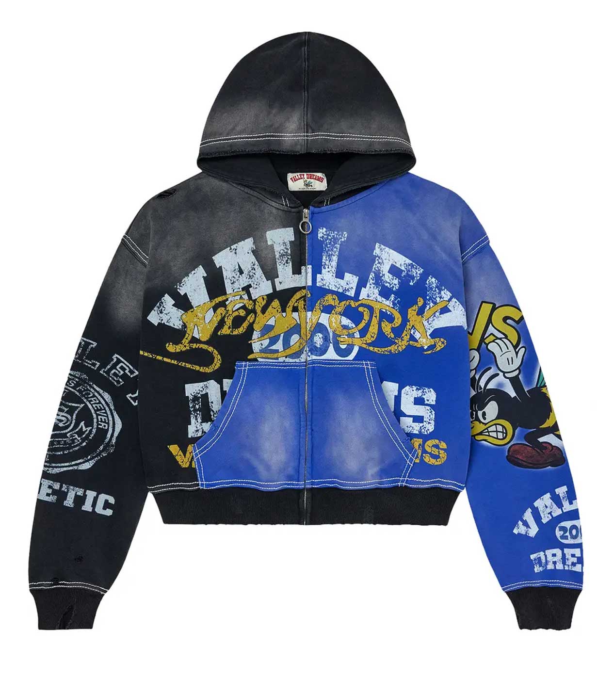 Vale Forever Bipolar Zip Up Black