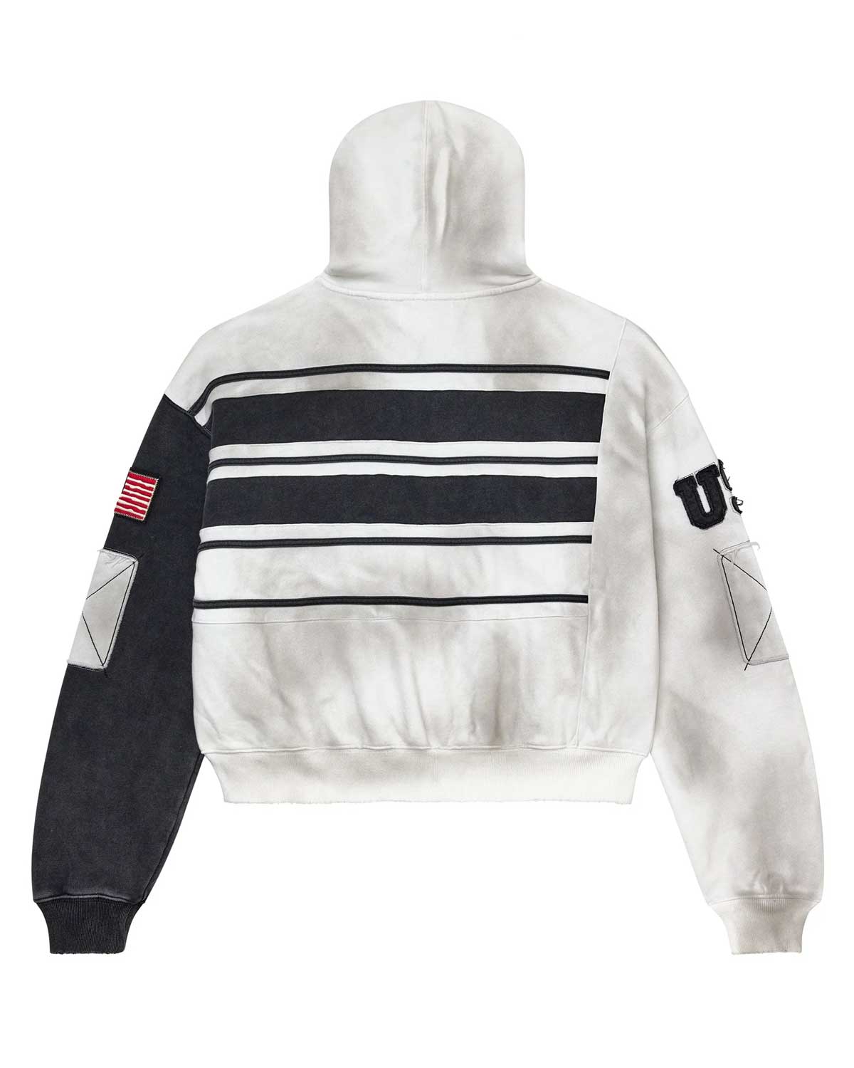 Vale Forever Collage Zip Up Hoodie Oreo - Image 2