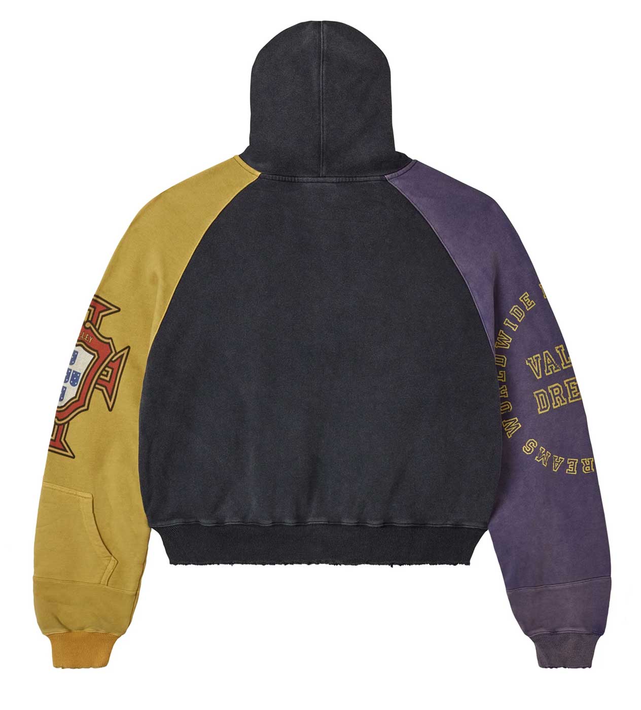 Vale Forever Crest Zip Up Hoodie Black - Image 2