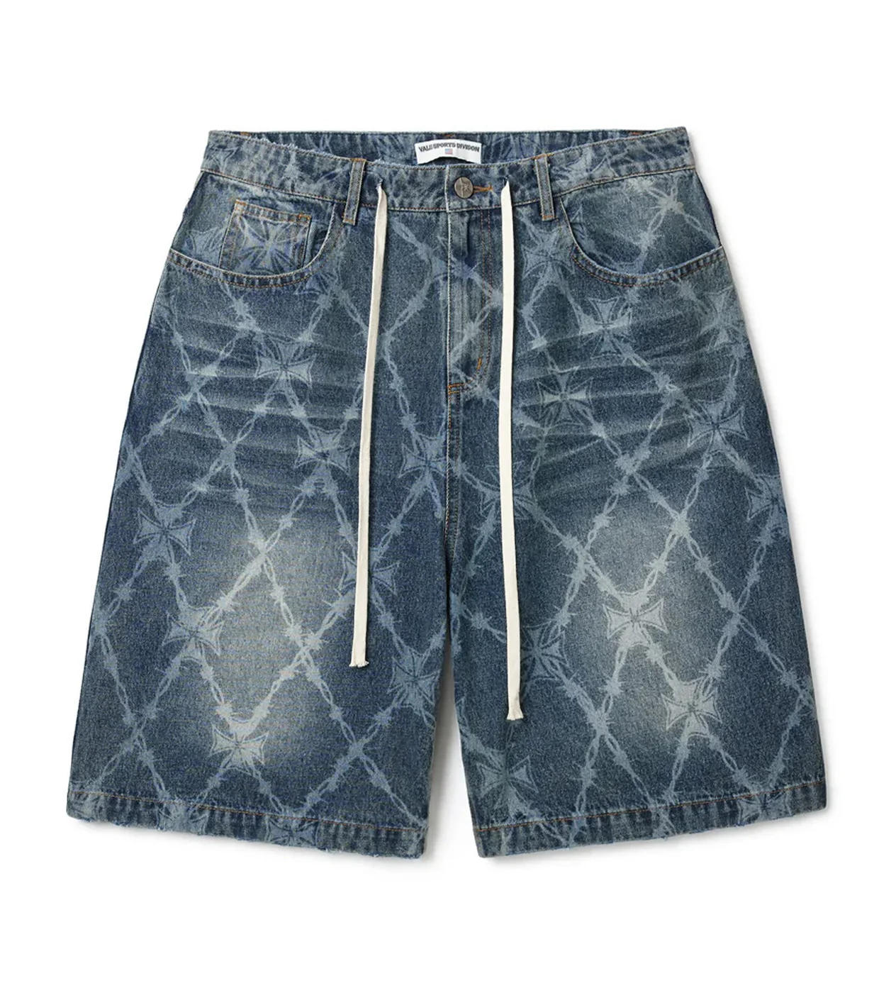 Vale Forever Ironwork Jorts Blue