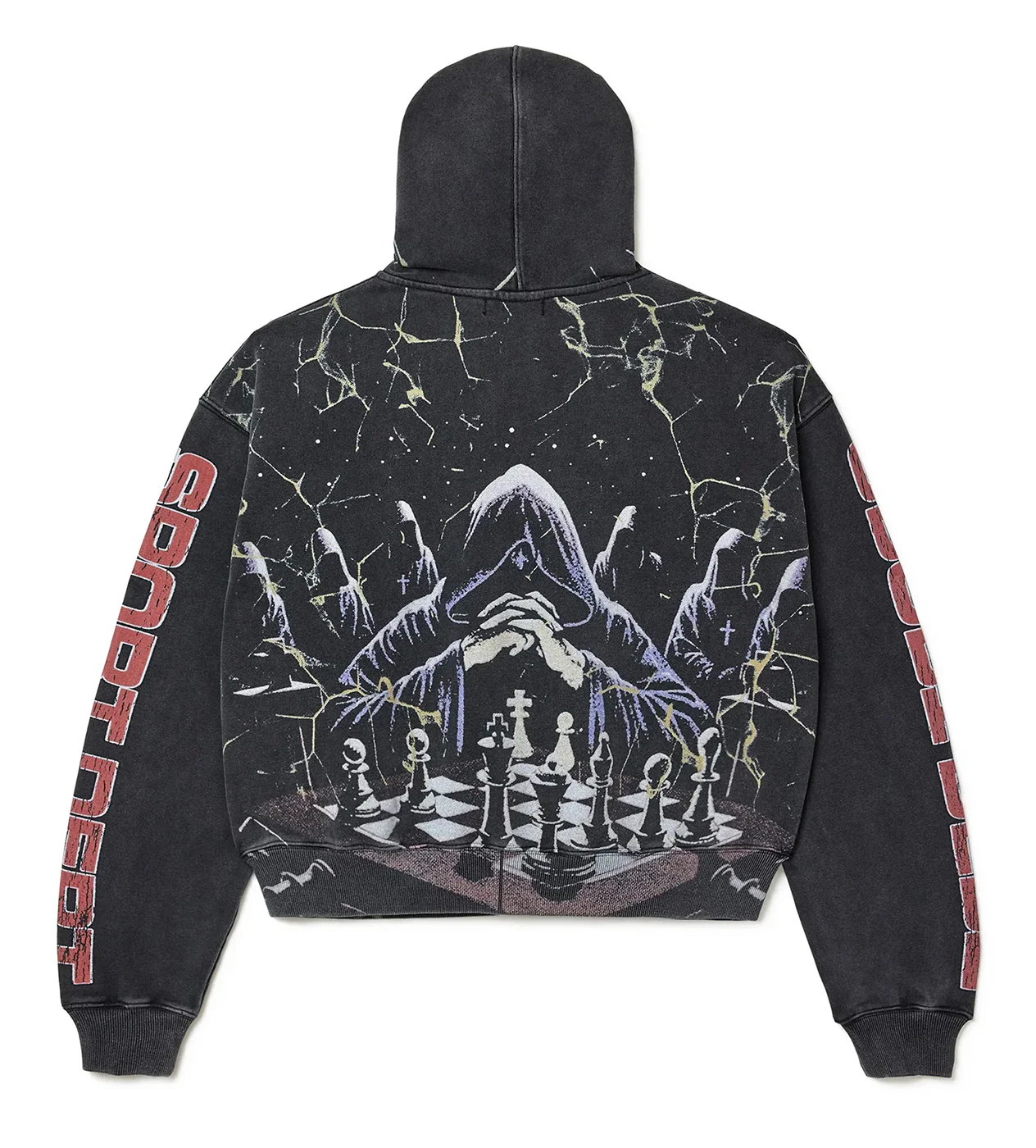 Vale Forever Mastermind Zip Up Hoodie Black - Image 2