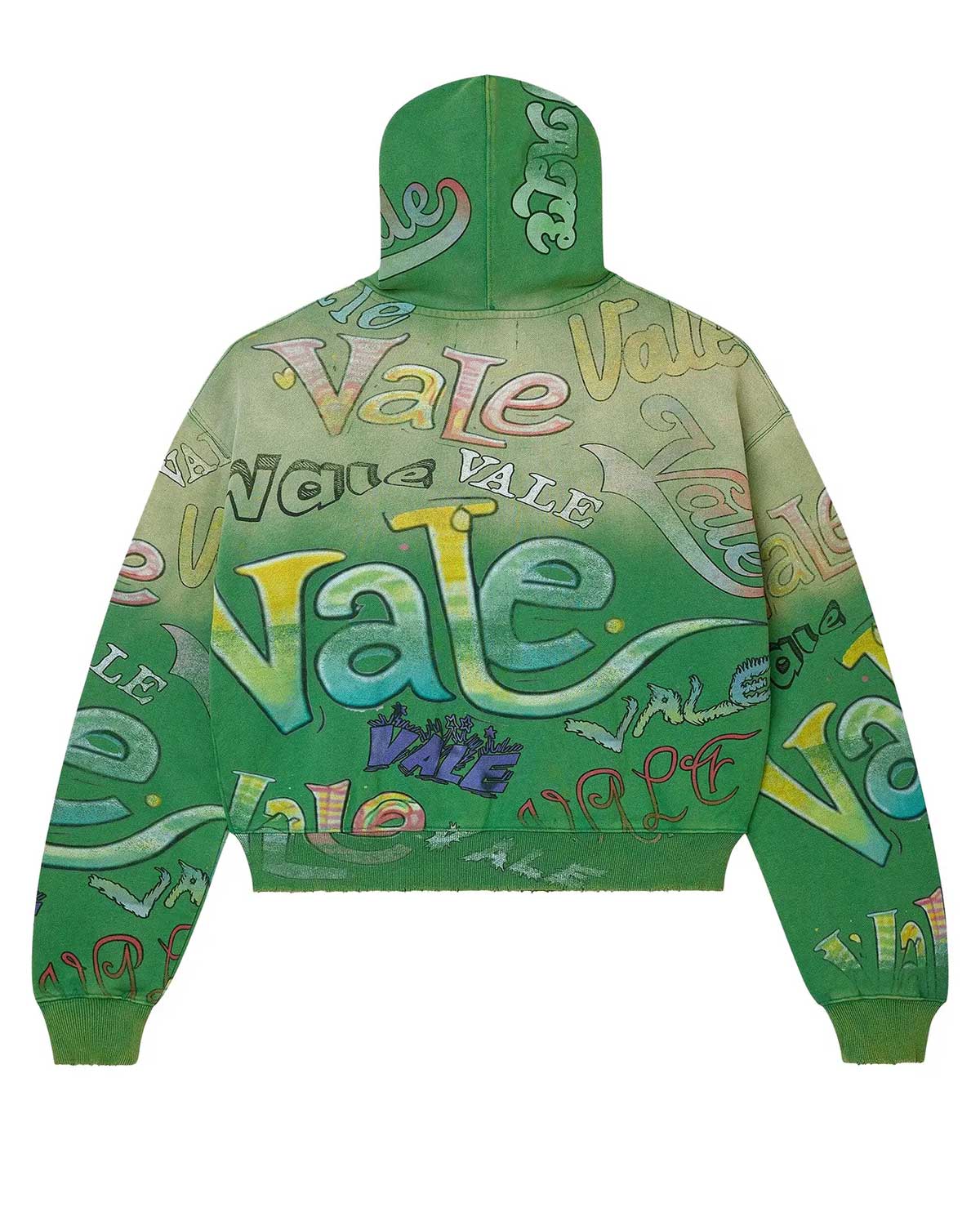 Vale Forever Spearmint Zip Up Hoodie Green - Image 2