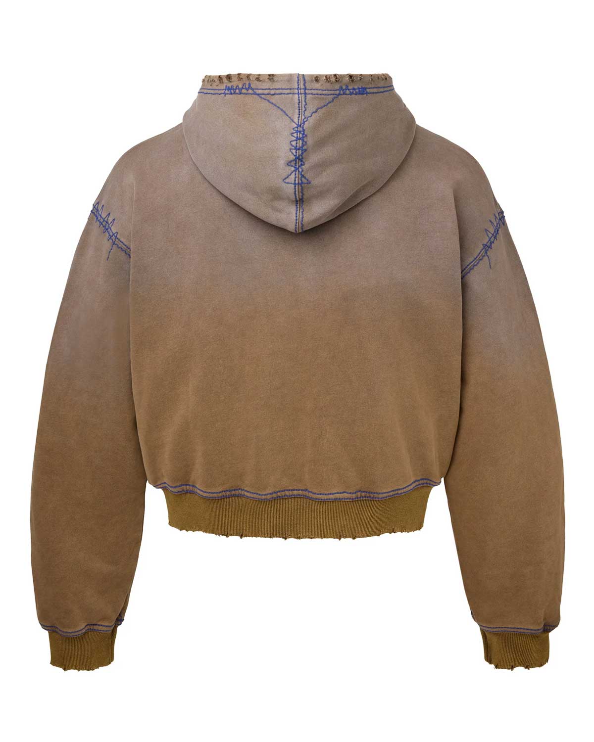 Vale Forever Sunny Zip Up Hoodie Brown - Image 2